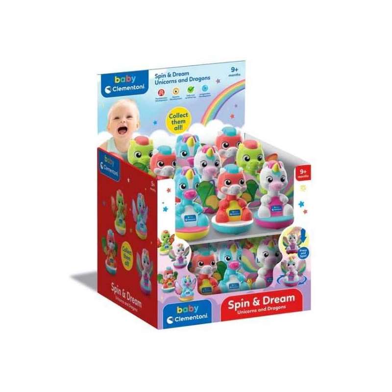 unicornio y dragones mueve tus alitas  (clementoni - 17498)