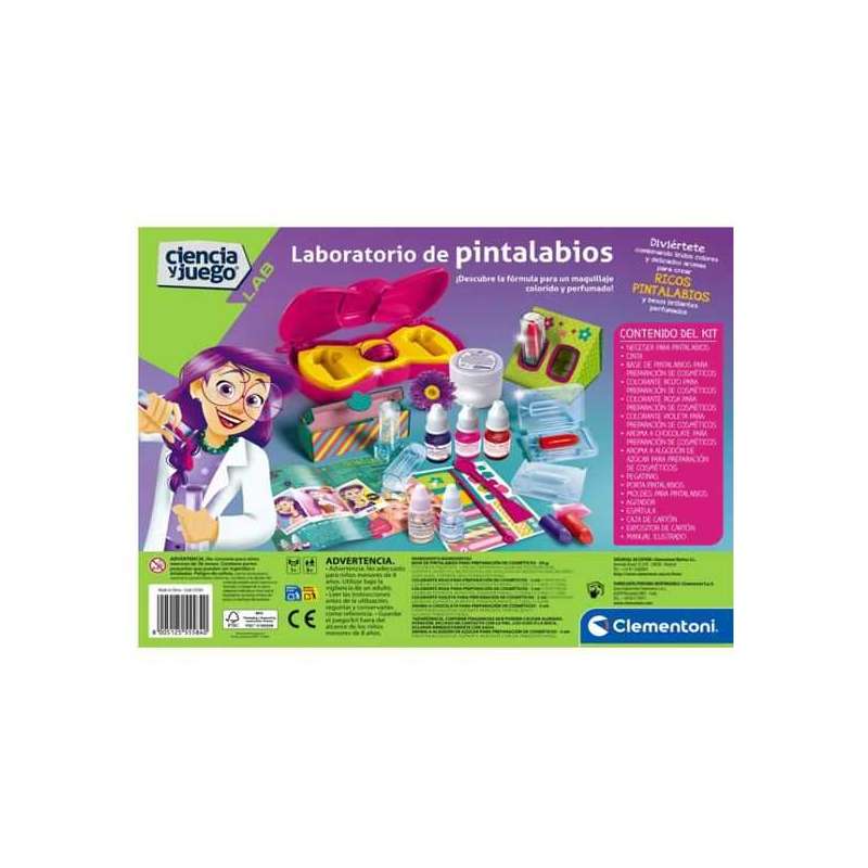 ciencia y juego laboratorio de pintalabios (clementoni - 55584)
