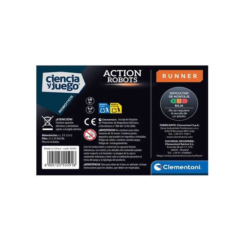 ciencia y juego robot runner (clementoni - 55591) ciencia y juego robot runner (clementoni - 55591)
