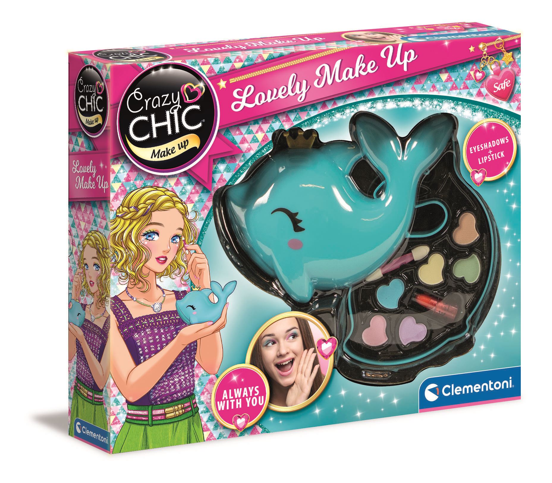 crazy chic lovely make up delfin (clementoni - 18630)