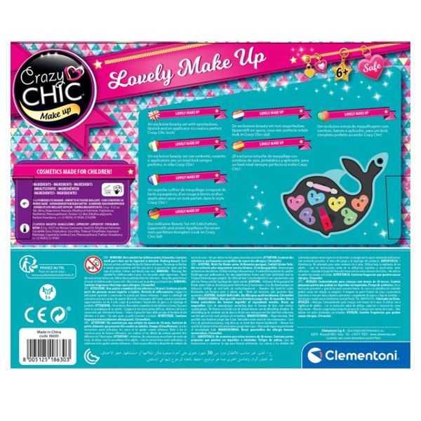 crazy chic lovely make up delfin (clementoni - 18630)