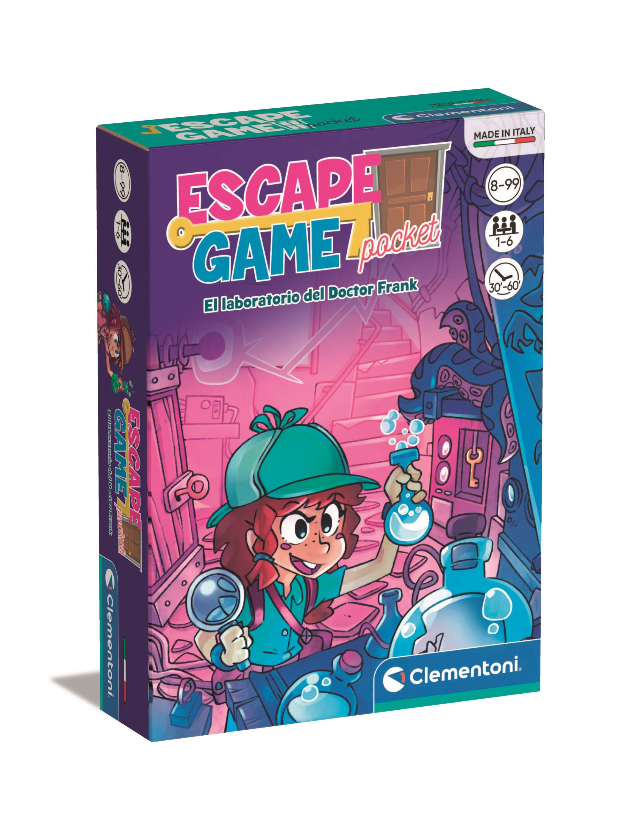 escape game laboratorio doctor frank (clementoni - 55460)