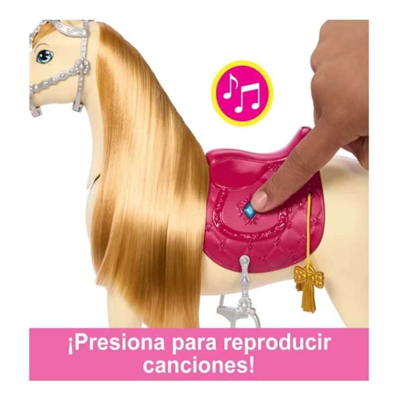 barbie caballo con sonidos ( mattel -  hxj42)