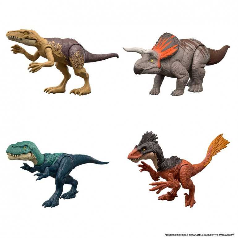 jurassic world strike attack dinosaurio surtidos (mattel - jgb77)