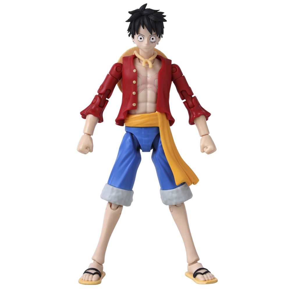 anime heroes figura one piece luffy new (bandai - 37008 )