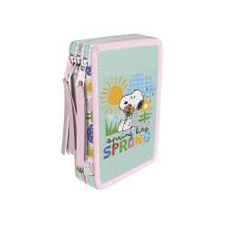snoopy plumier 3 pisos con material (cyp imports - ep23-03sy)
