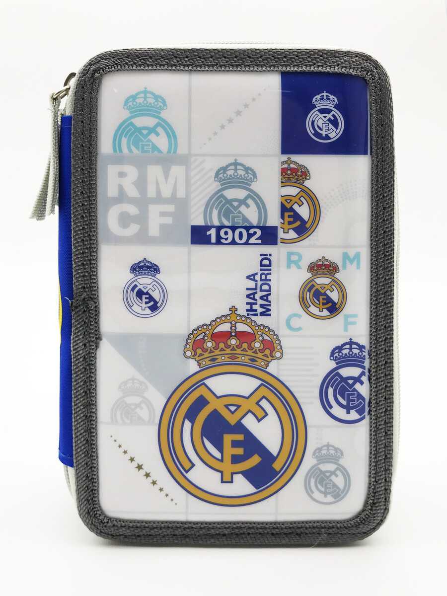 real madrid plumier 3 pisos con material (cyp imports - ep92-03rm)