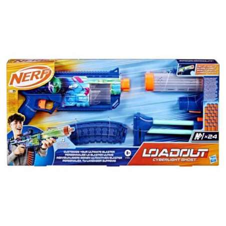 nerf load out cyberlight ghost ( hasbro - g18244n0)