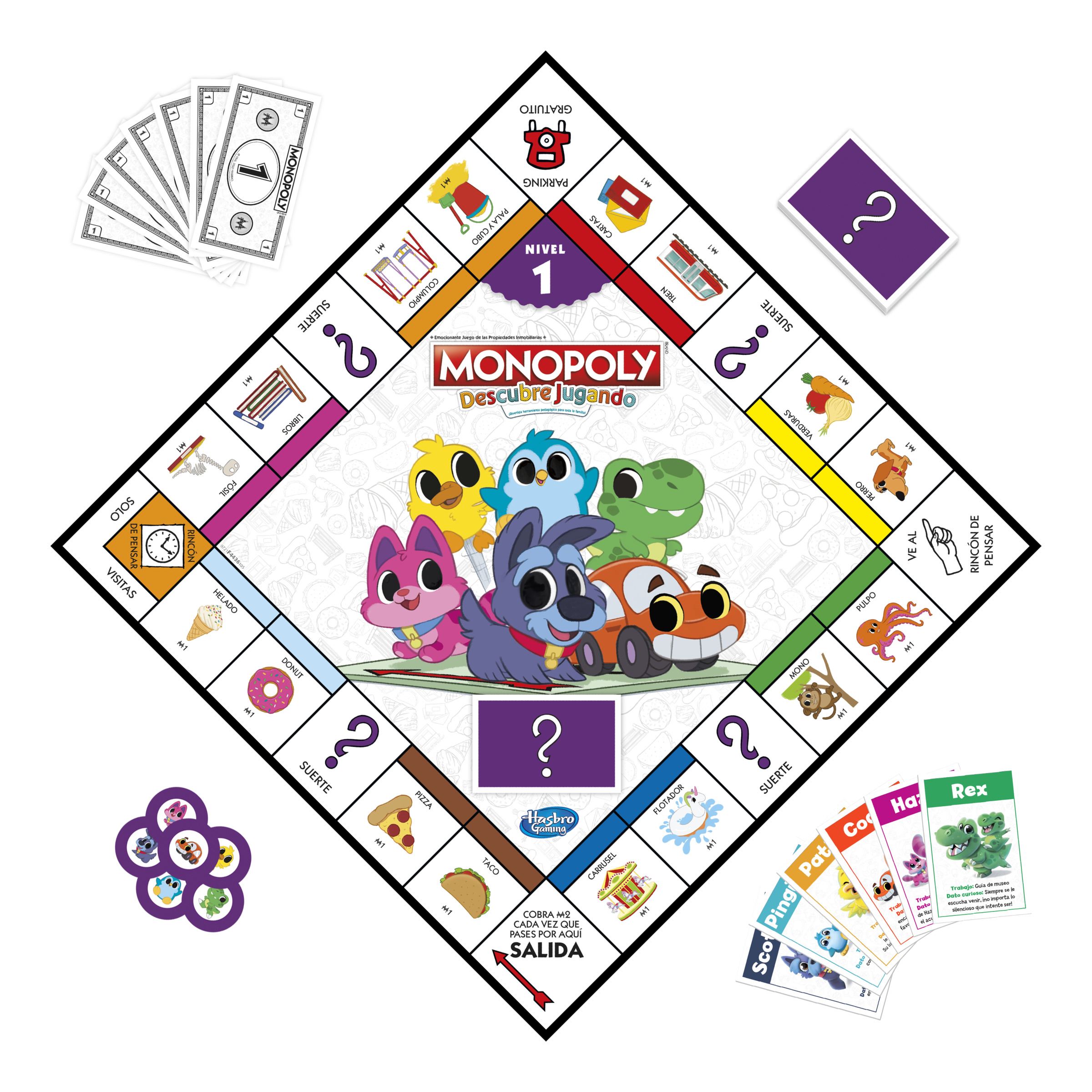 mi primer monopoly  ( hasbro - f8562105 )