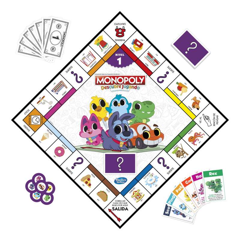 mi primer monopoly  ( hasbro - f8562105 )