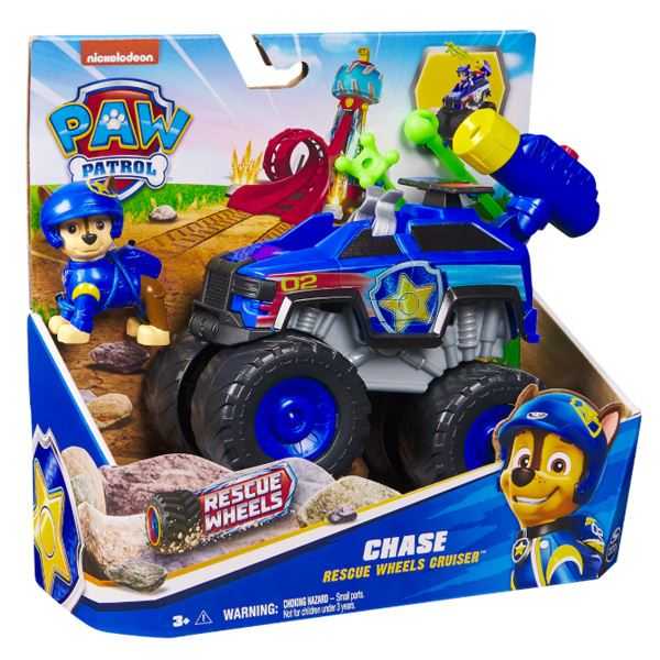 paw patrol rescue wheels vehiculo chase (spin master - 6069302)