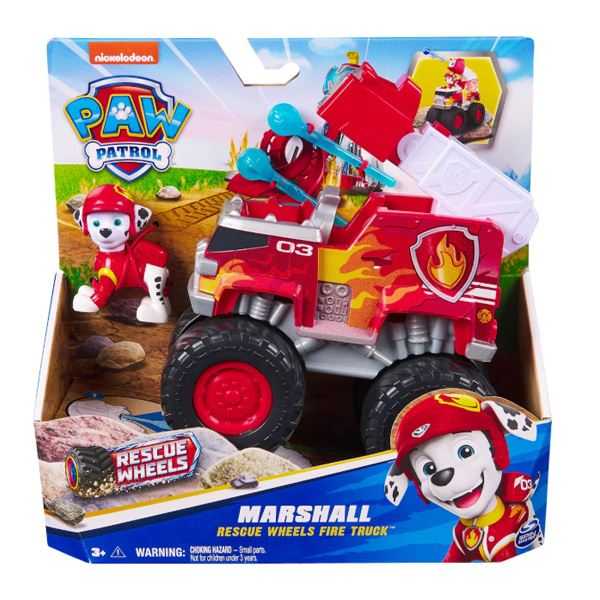 paw patrol rescue wheels vehiculo marshall (spin master - 6069306)