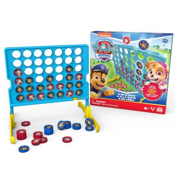 paw patrol 4 en raya (spin master - 6067830)