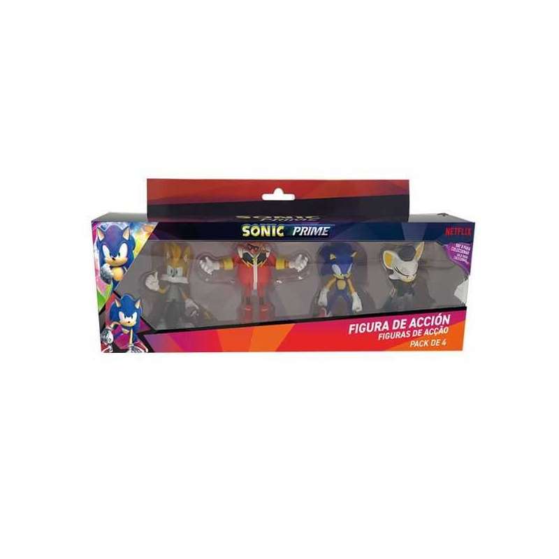 sonic figura articulada pack de 4 (bizak - 64116040) sonic figura articulada pack de 4 (bizak - 64116040)