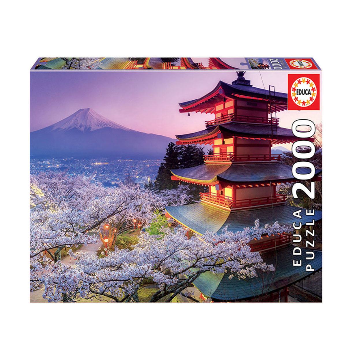 puzzle 2000 piezas monte fuji, japon (educa - 16775)