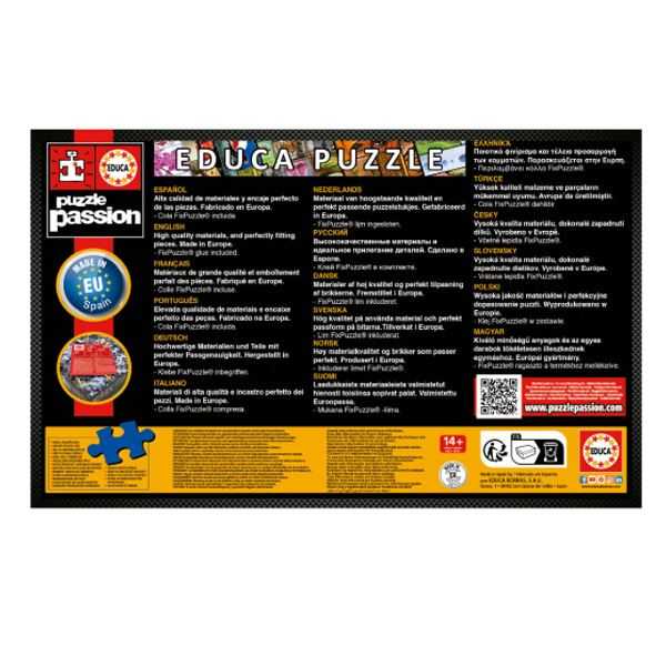 puzzle 1000 piezas dama con abanico, klimt (educa - 19932)