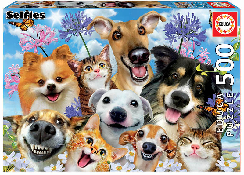 puzzle 500 piezas fun in the sun  selfie (educa - 17983)