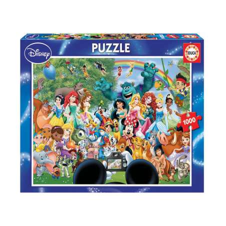 puzzle 1000 piezas maravilloso mundo disney (educa - 16297)