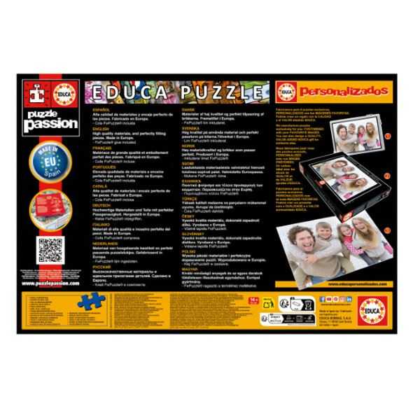 puzzle 1500 piezas pavos de bengala catalina estrada (educa - 19942)