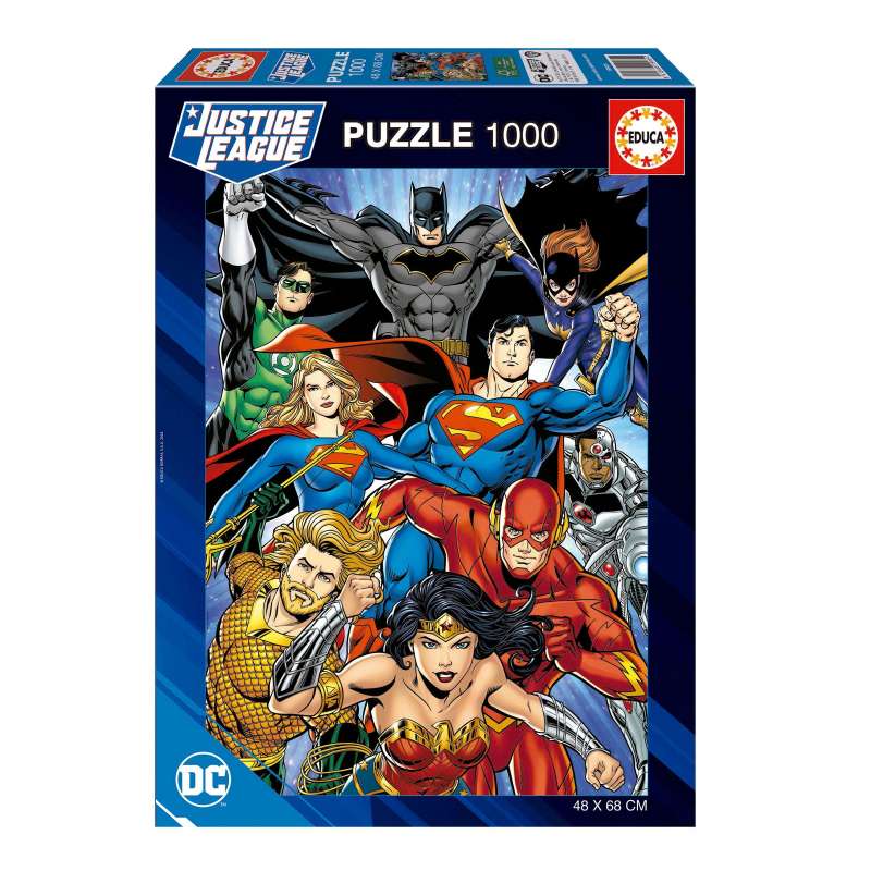 puzzle 1000 piezas justice league dc comic (educa - 19935) puzzle 1000 piezas justice league dc comic (educa - 19935)