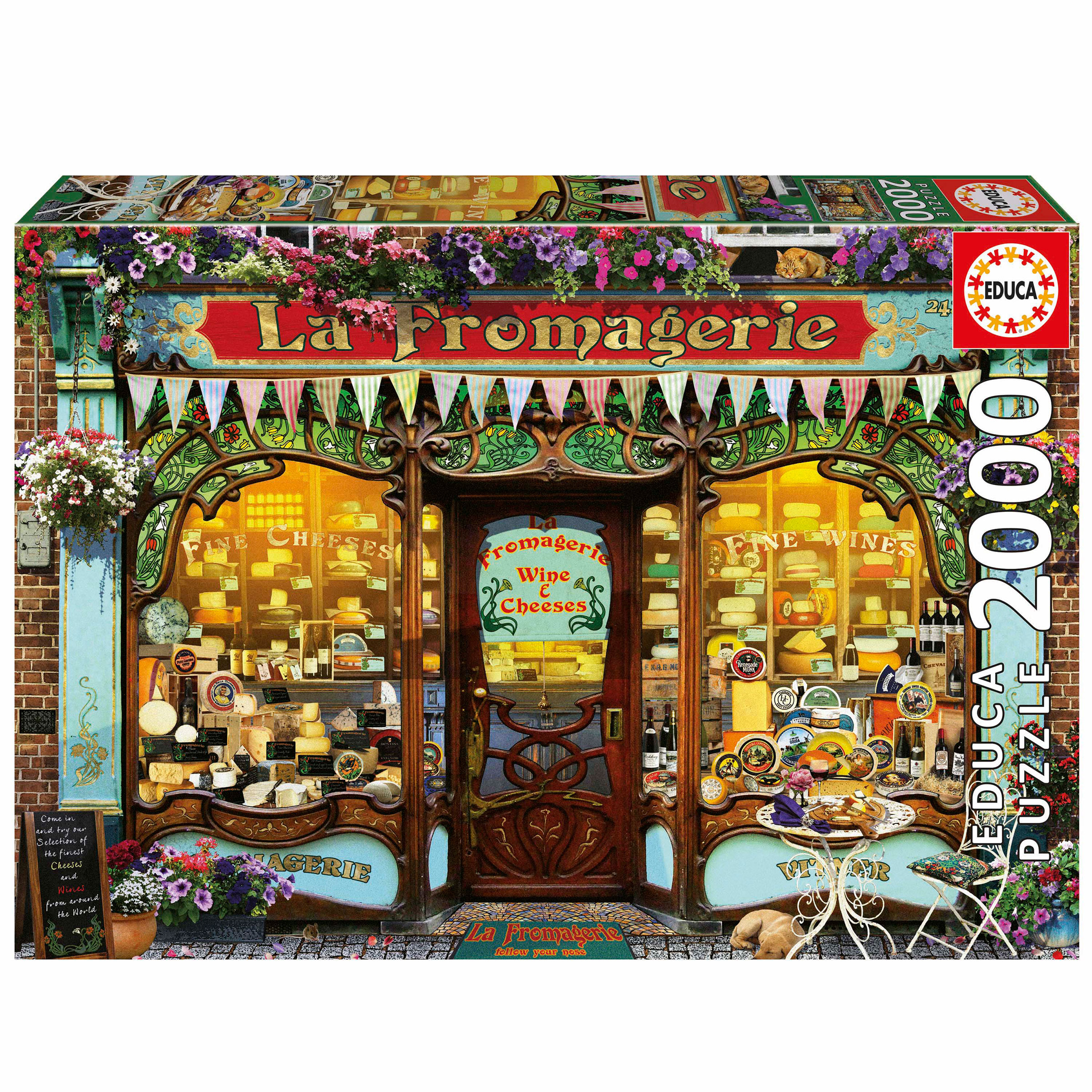 puzzle 2000 piezas la tienda de quesos finos (educa - 20264)
