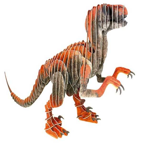 puzzle creature 3d 64 piezas velociraptor (educa - 19382)
