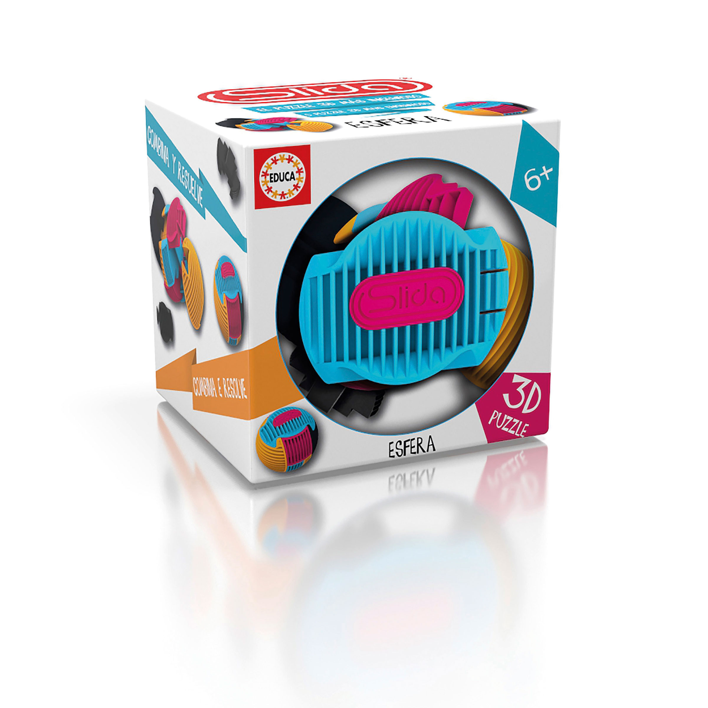 educa slida puzzle 3d gumball colours (educa - 20054)