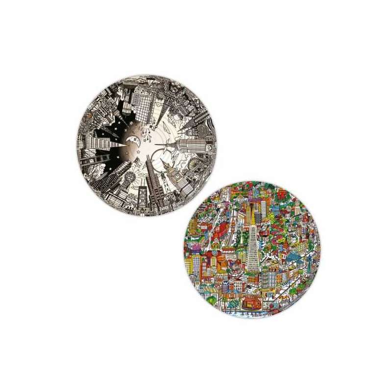 puzzle 3d round charles fazzino (educa - 19707) puzzle 3d round charles fazzino (educa - 19707)