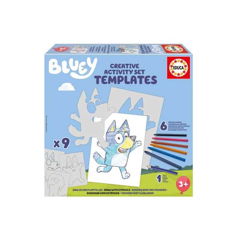 educa bluey set actividades creativas (educa - 19886)