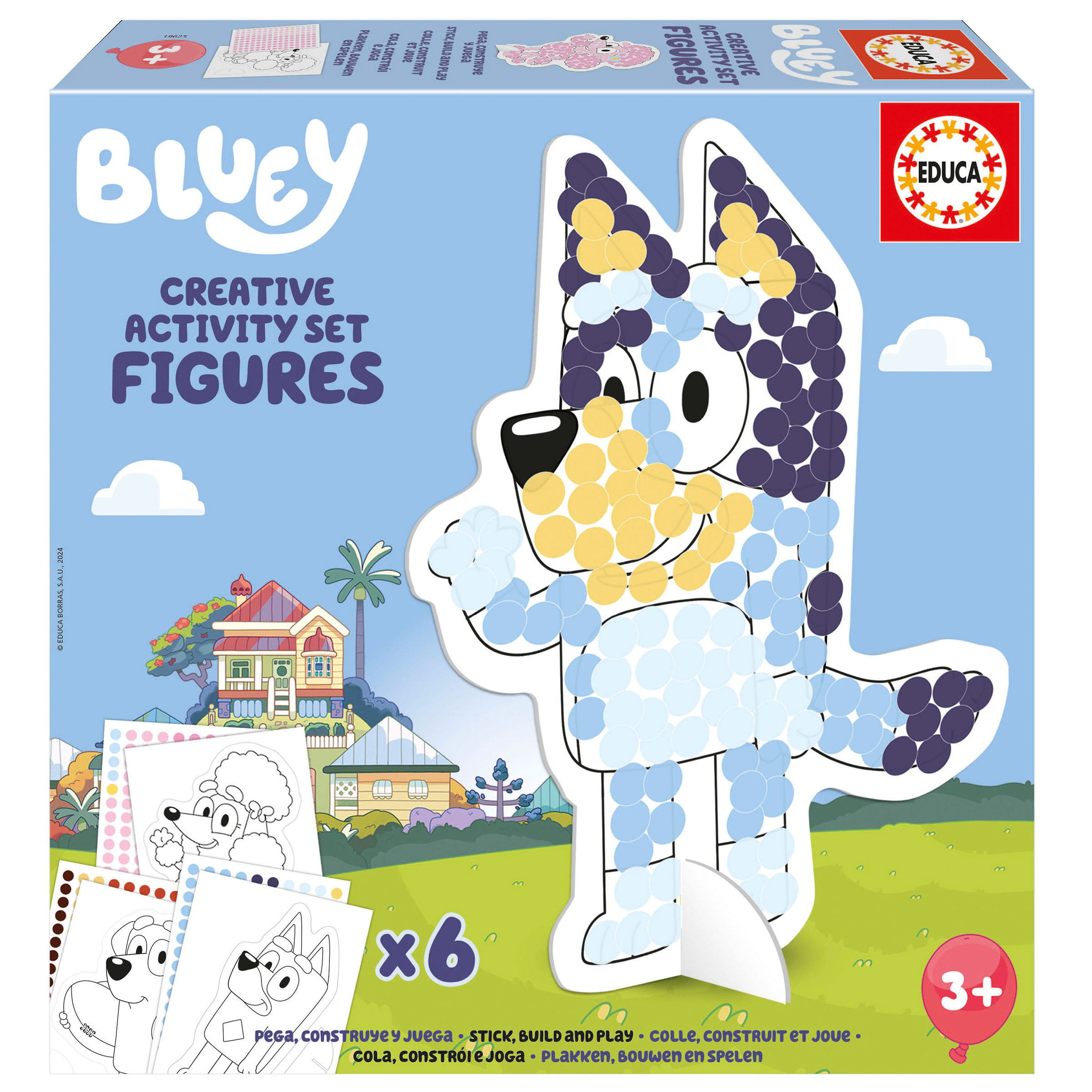 educa bluey set actividades creativas 3d (educa - 19885)