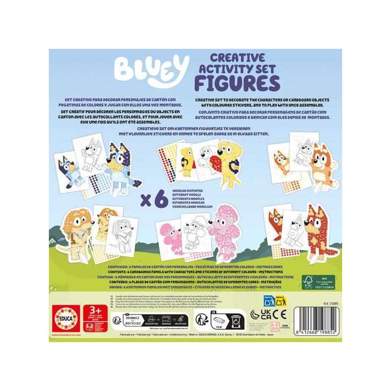 educa bluey set actividades creativas 3d (educa - 19885) educa bluey set actividades creativas 3d (educa - 19885)