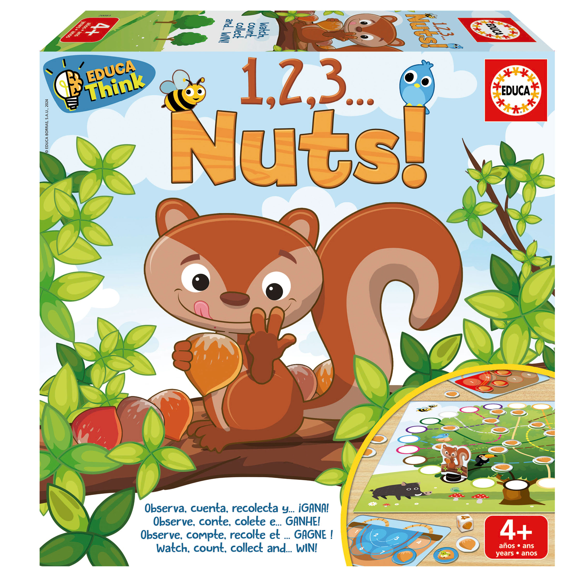 1,2,3, nuts (educa - 20083)