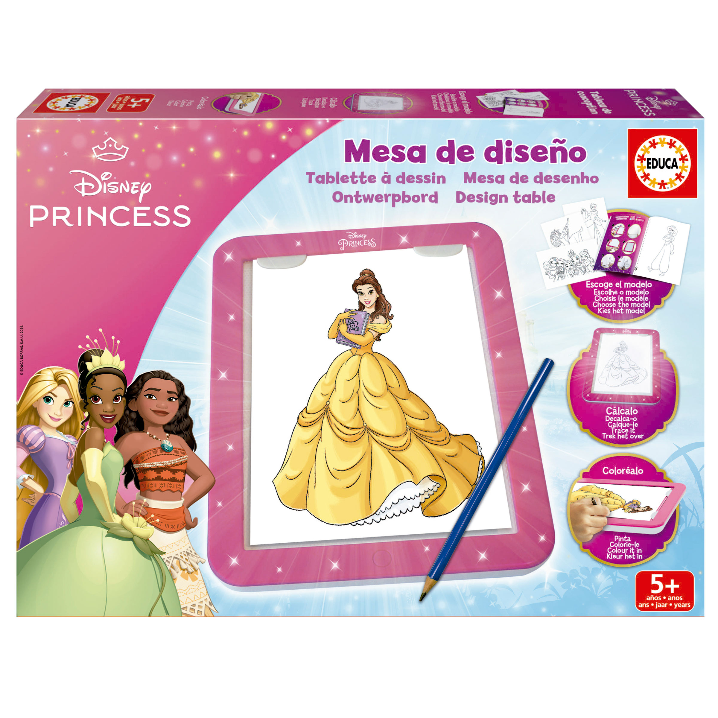 disney princess mesa de diseÑo (educa - 20006)