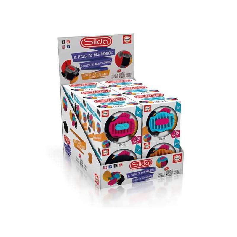educa slida puzzle 3d gumball colours (educa - 20054)