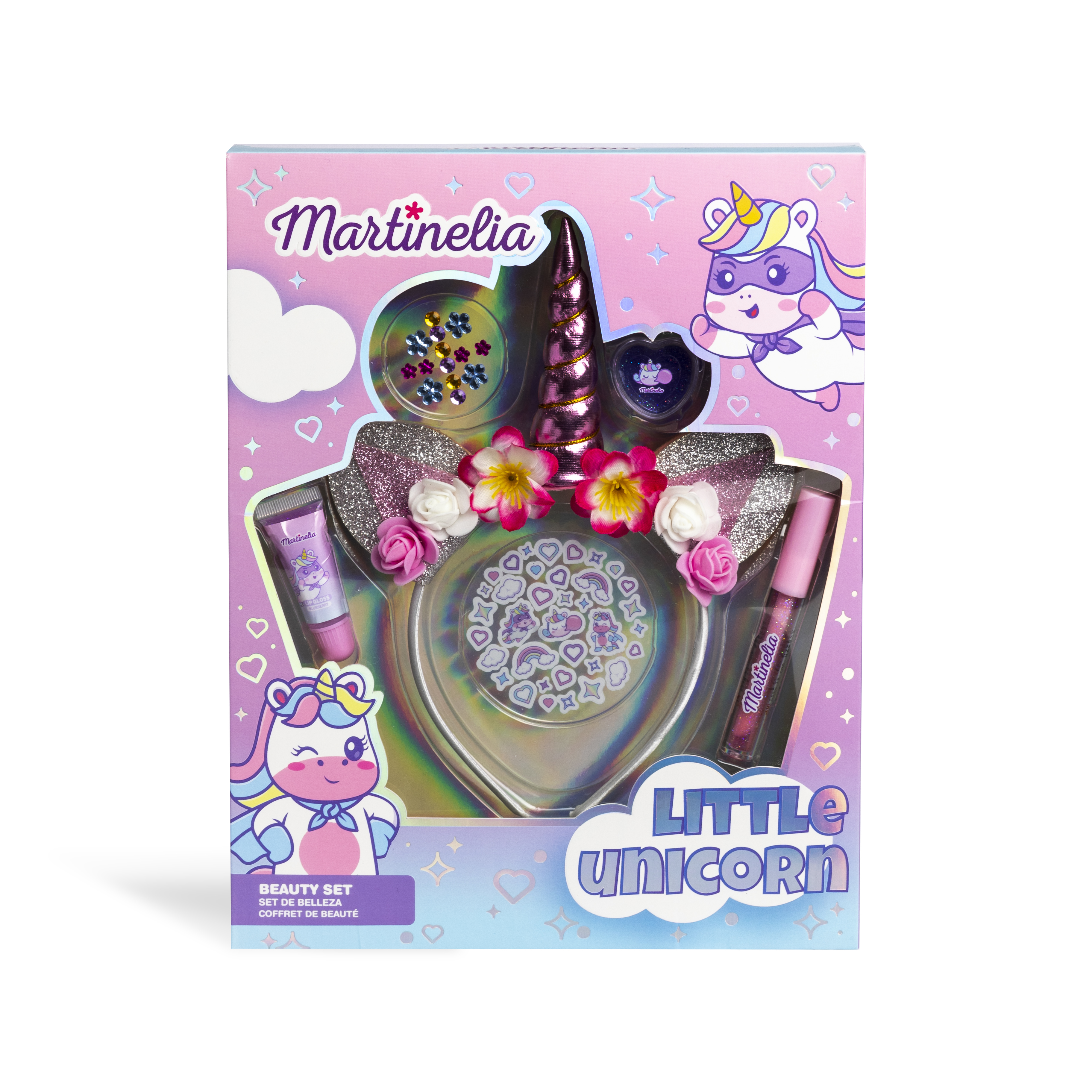 martinelia little unicorn  beauty set ( aquarius cosmetic - 12019)