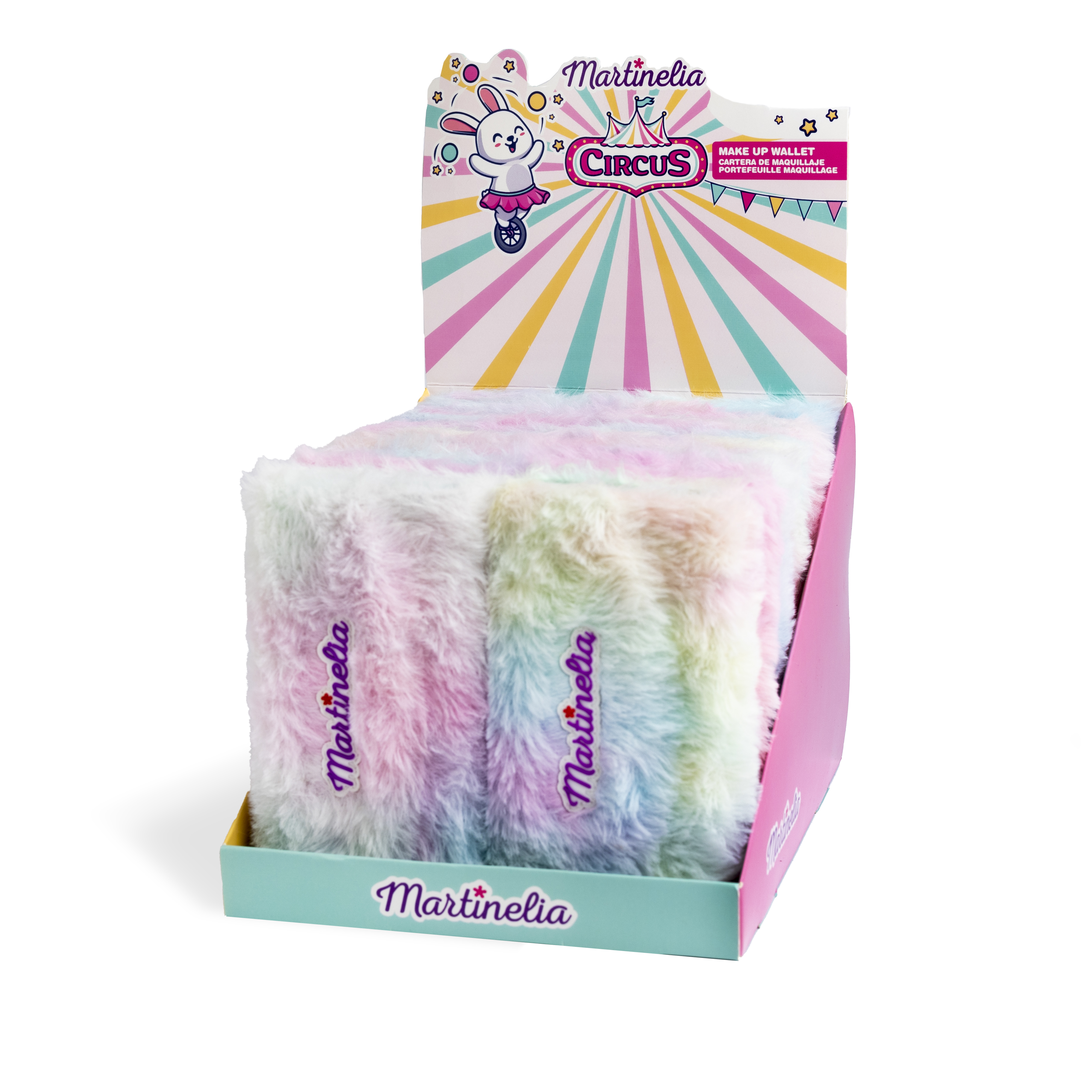 martinelia circus makeup wallet (aquarius cosmetic - 12142)