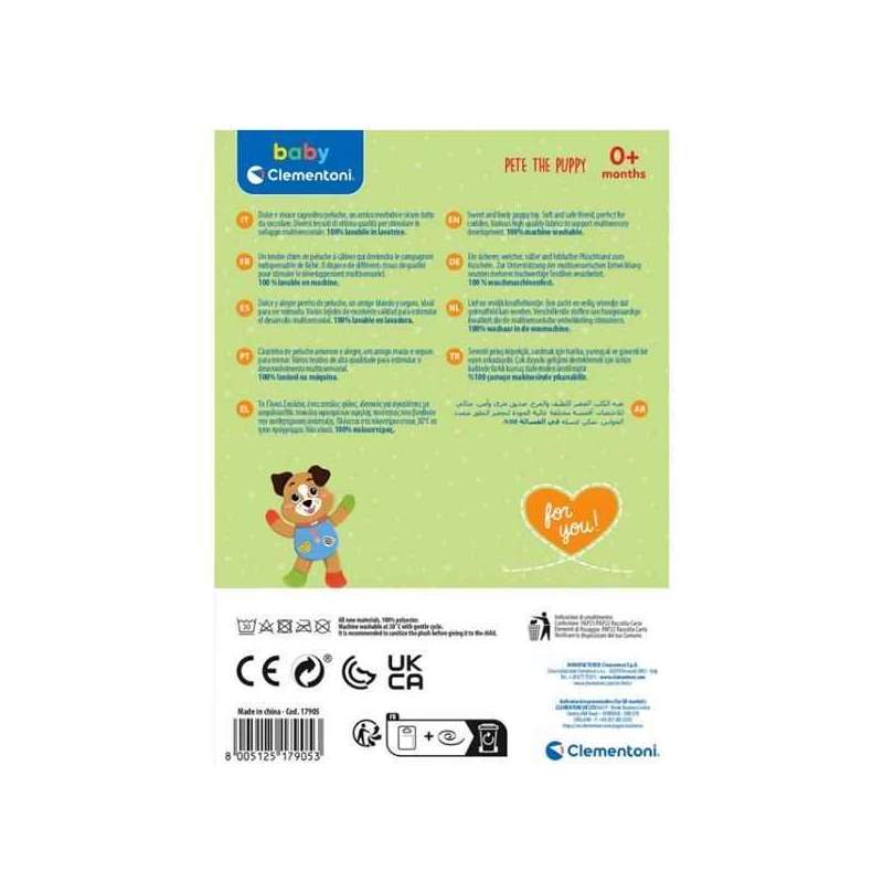 peluche pete el cachorro (clementoni - 17905) peluche pete el cachorro (clementoni - 17905)