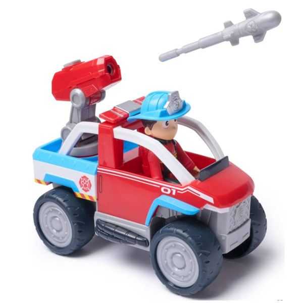 paw patrol fire rescue vehiculo ryder (spin master - 6073897)