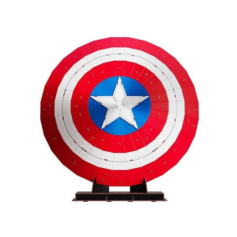 4 build marvel escudo capitan america (spin master - 6070929)