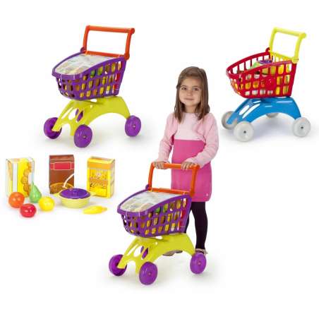 carrito supermercado+alimentos surtidos ( vicam - 20)