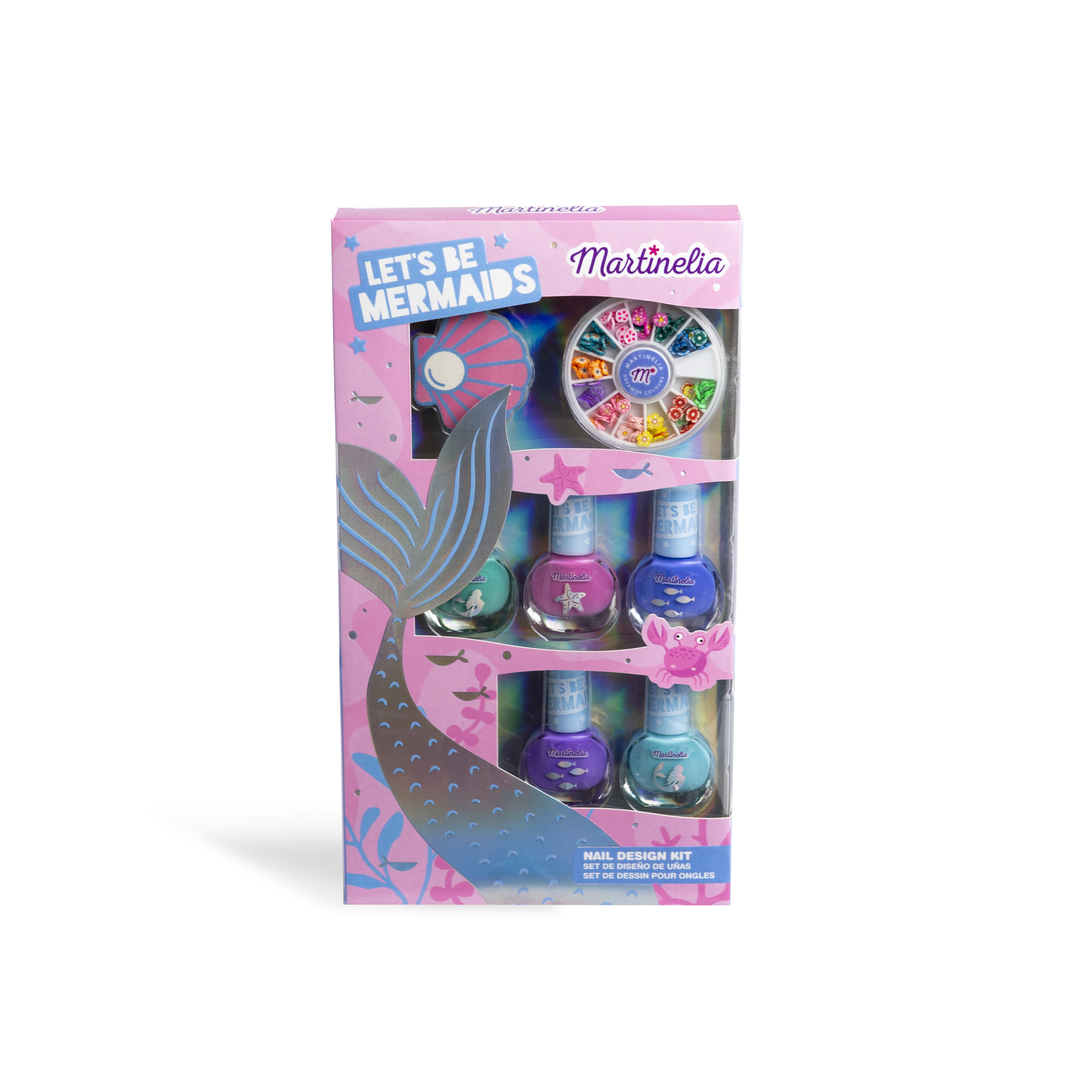martinelia lets be mermaids nails design kit ( aquarius cosmetic -12055 )