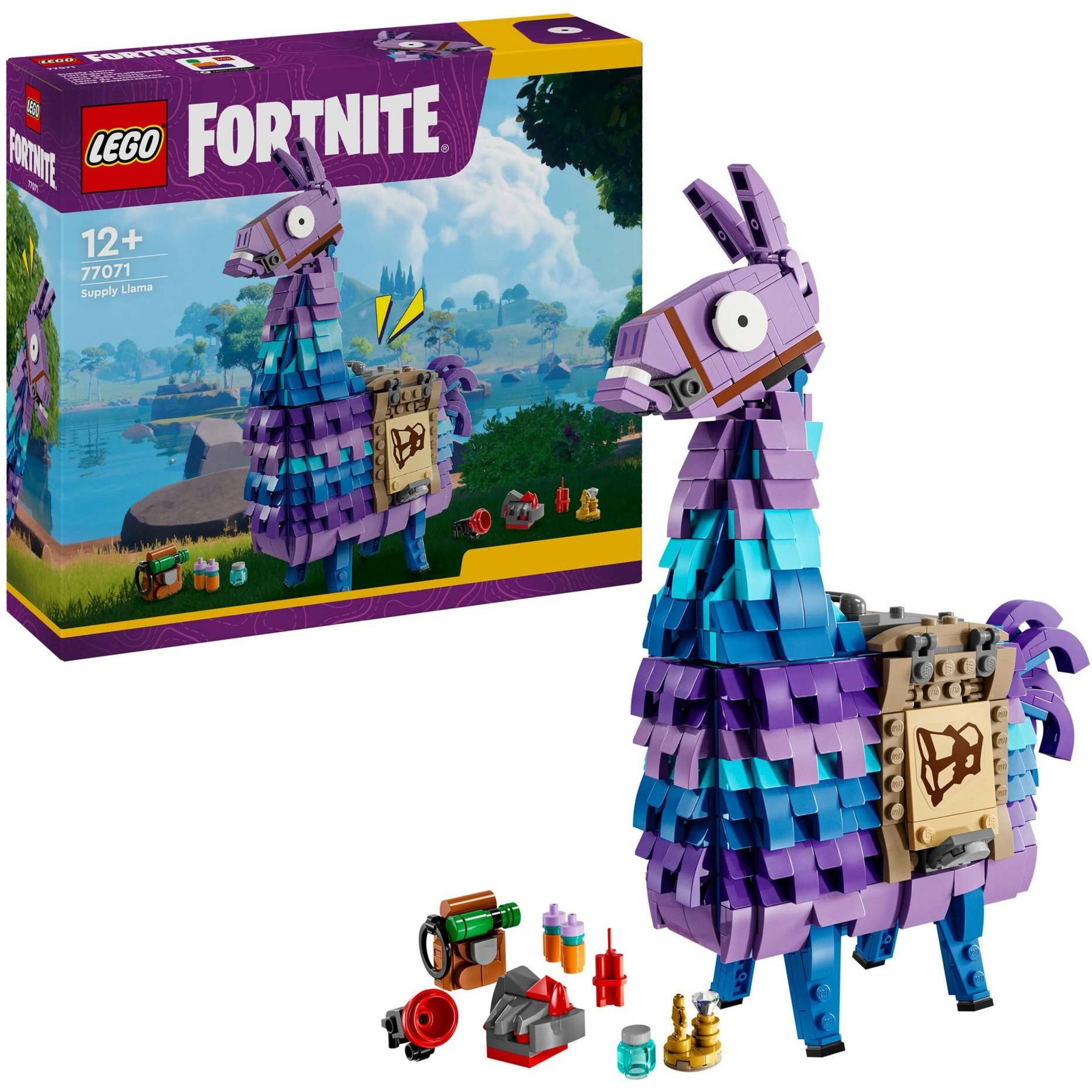 lego fortnite llama de suministros (lego - 77071)