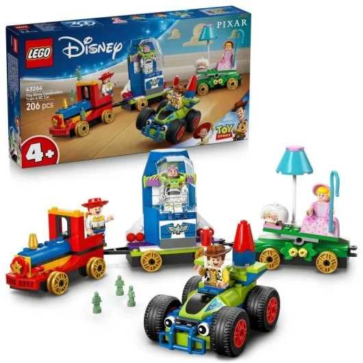 lego disney tren celebracion toy story y coche r/c (lego - 43264)