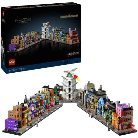 lego harry potter tiendas magicas del callejon dia (lego - 76444)