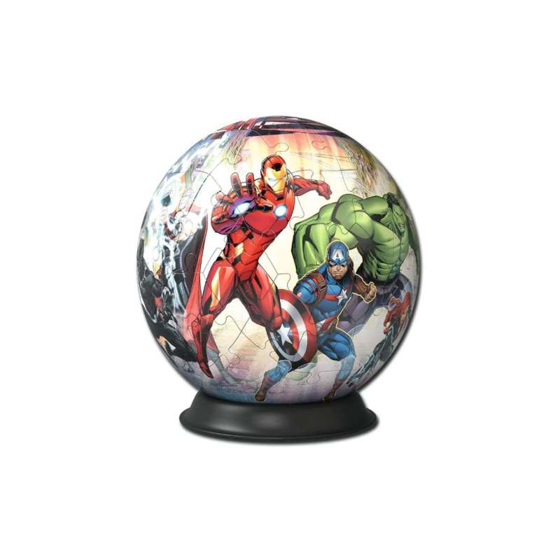 puzzle 3d ball 73 piezas marvel avengers  ( ravensburger - 11496 )