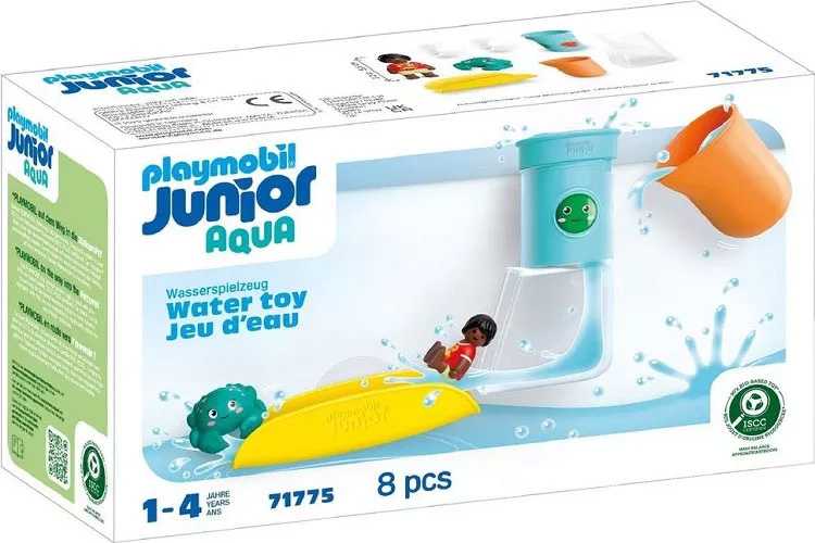playmobil junior aqua: tanque de agua con tobogan (playmobil - 71775)