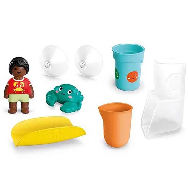 playmobil junior aqua: tanque de agua con tobogan (playmobil - 71775)