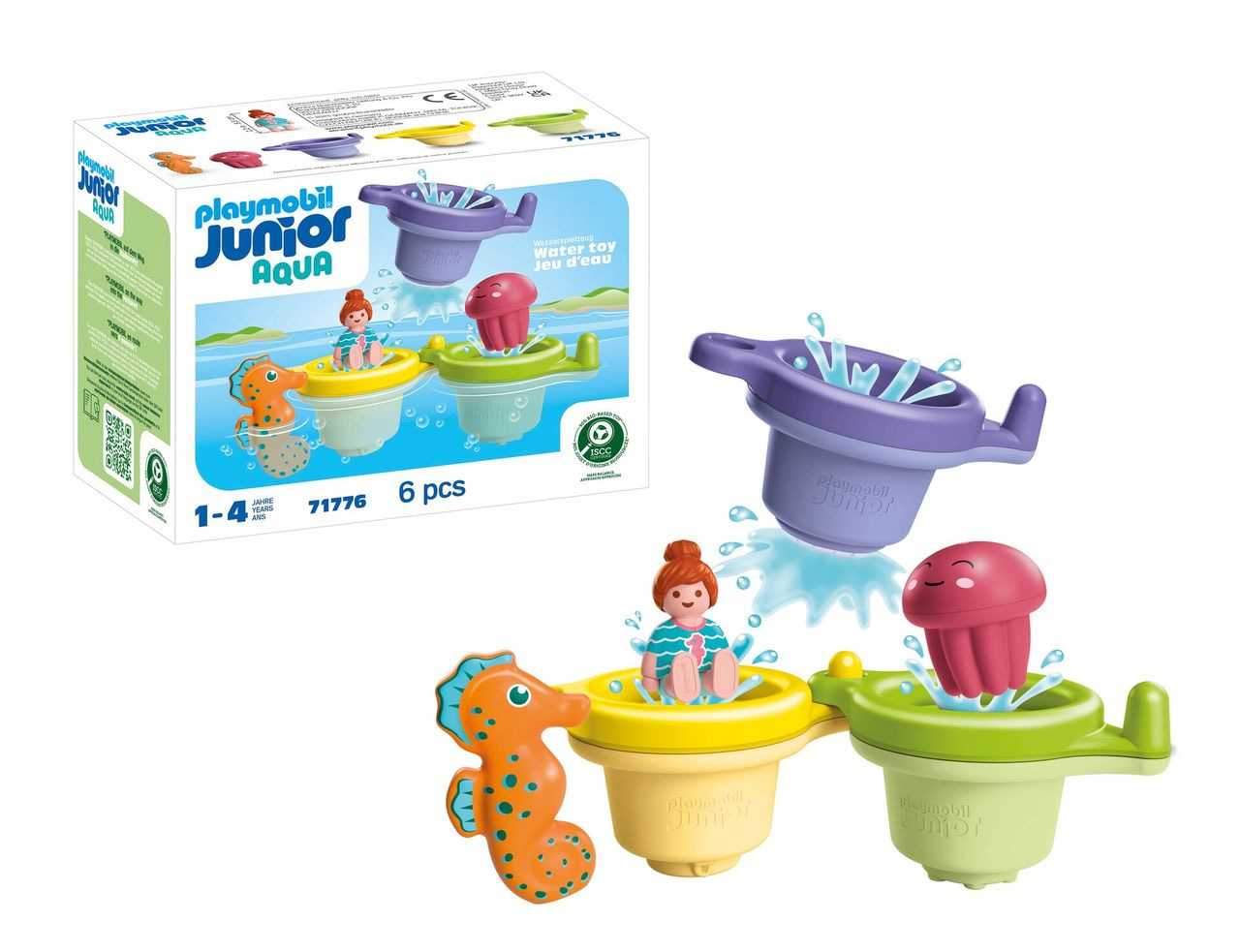 playmobil junior aqua: vasos flotantes (playmobil - 71776)