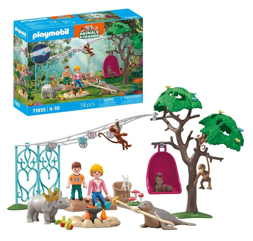 playmobil fiesta de cumpleaÑos divertida (playmobil - 71855)