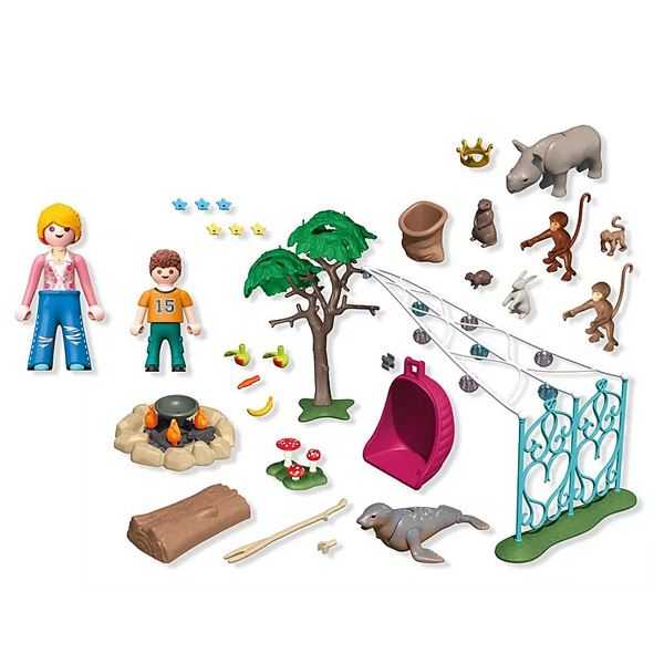 playmobil fiesta de cumpleaÑos divertida (playmobil - 71855)